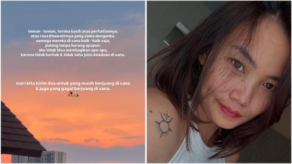 Pesan Aqia istri Fiersa Besari Pesan Aqia untuk Fiersa Besari. (Foto: Instagram)