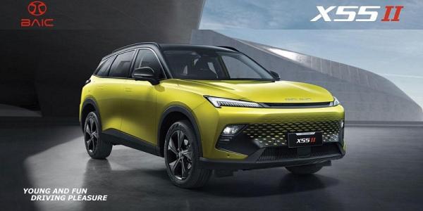 BAIC X55 II BAIC X55 II merupakan mobil yang cukup efisien di kelasnya. (Foto: dok BAIC Indonesia)