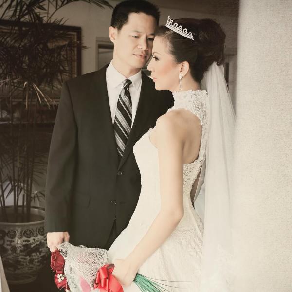 Potret pernikahan Agnes Jennifer dan David Clement. (Foto: Instagram)