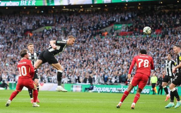 Newcastle United menaklukkan Liverpool 2-1 pada fi Newcastle United menaklukkan Liverpool 2-1 pada final Piala Liga Inggris di Wembley, London, Senin (17/3/2025) dini hari WIB. (Foto: EFL.com)