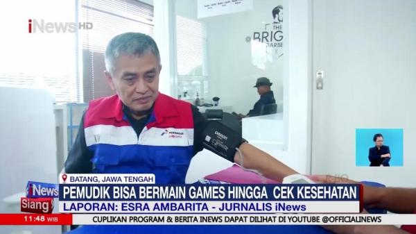 Serambi MyPertamina Cek Kesehatan Fasilitas cek kesehatan gratis di Serambi MyPertamina. (Foto: YouTube iNews)
