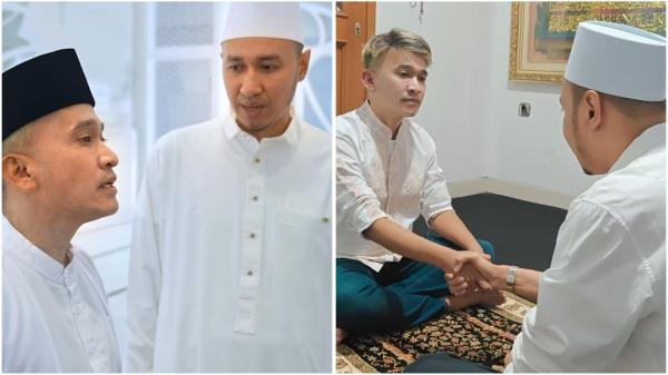 Ruben Onsu mualaf dibimbing oleh Habib Usman bin Yahya. (Foto: Instagram)