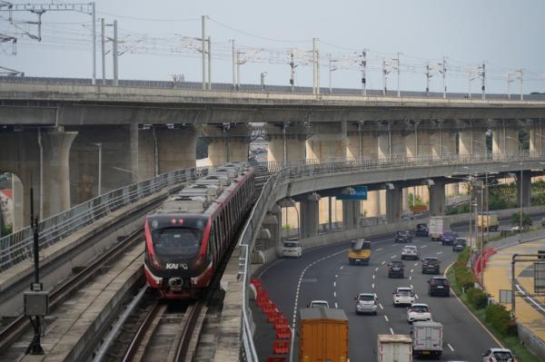 Rangkaian Kereta LRT Jabodebek. (Foto: Dok. LRT Jabodebek)