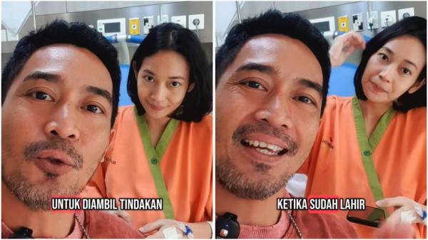 Momen ketika istri Yama Carlos akan menjalani operasi caesar. (Foto: Instagram)