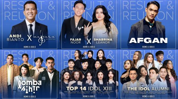 Result & Reunion Indonesian Idol XIII Result & Reunion Indonesian Idol XIII. (Foto: RCTI)