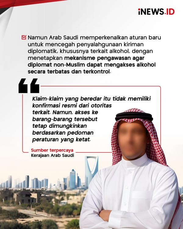 Arab Saudi Bantah Izinkan Alkohol Dijual Bebas Tahun Depan!