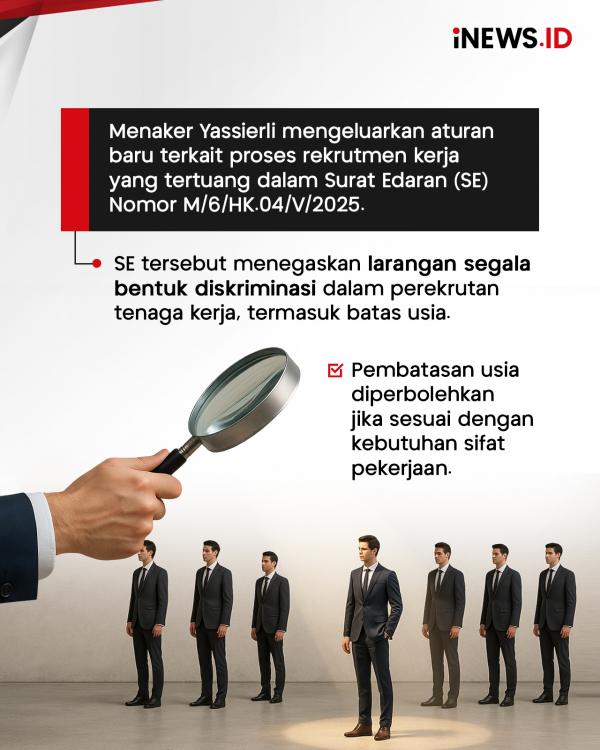 Pemerintah Larang Syarat Batas Usia di Lowongan Pemerintah Larang Syarat Batas Usia di Lowongan Kerja