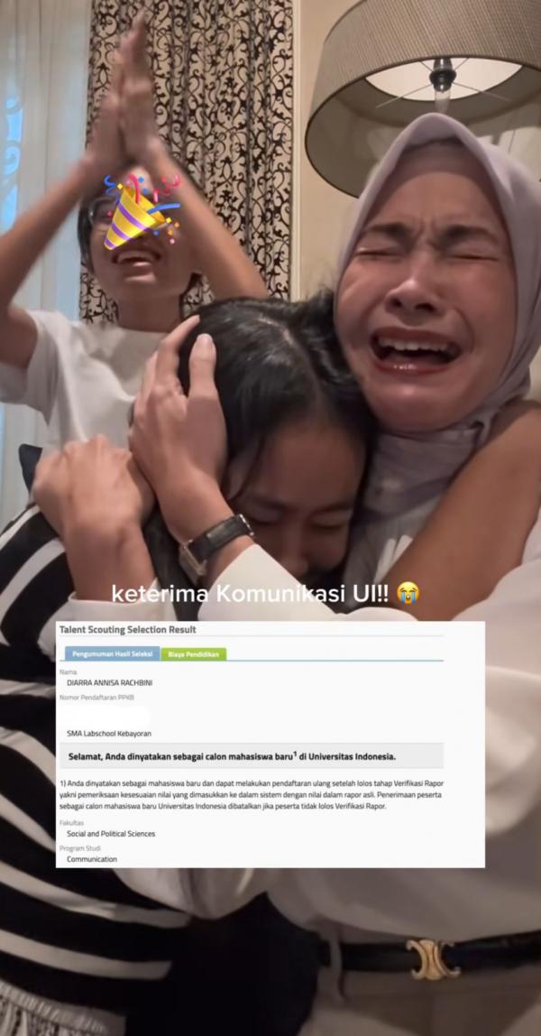 Anak Alya Rohali Anak Alya Rohali lolos PTN. (Foto: Instagram)