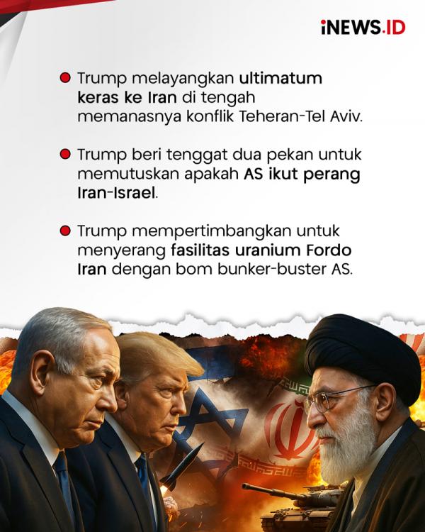 Donald Trump: AS Berpotensi Ikut Perang M Donald Trump: AS Berpotensi Ikut Perang Mendukung