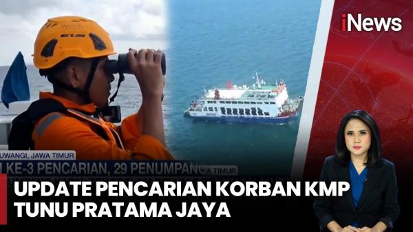 Kabar Terbaru Tenggelamnya KMP Tunu Pratama Jaya di Selat Bali