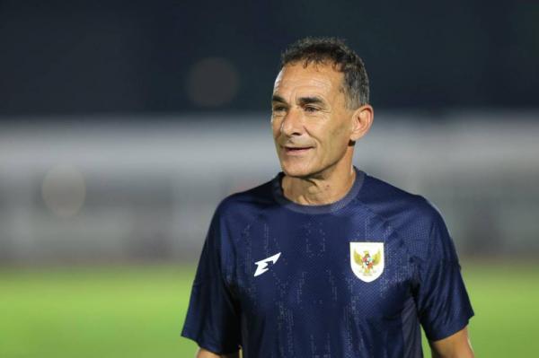 Pelatih Timnas Indonesia U-23, Gerald Vanenburg. Pelatih Timnas Indonesia U-23, Gerald Vanenburg. (Foto: IMG/ Aldi Chandra)