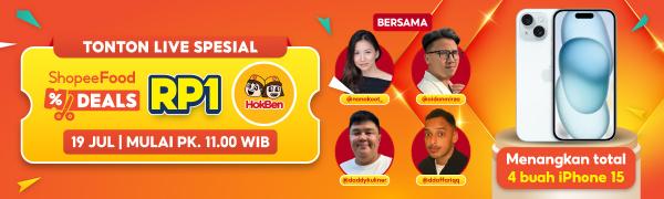 Berbagai hadiah menarik menanti pada program Live spesial ShopeeFood Day. (Foto: dok ist)