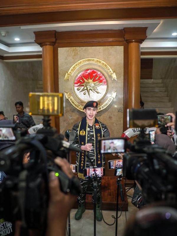 Verrell Bramasta TNI AL Verrell Bramasta terpilih menjadi Duta Maritim TNI AL. (Foto: Instagram)