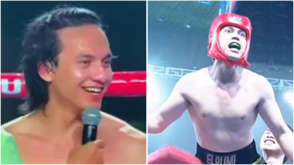 Jefri Nichol sampaikan kekecewaan usai dikalahkan El Rumi dalam pertandingan tinju. (Foto: Instagram)