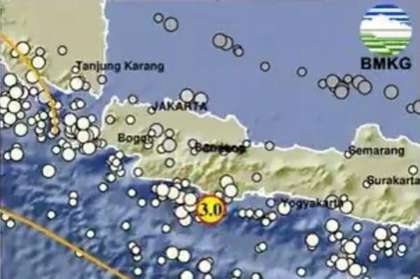 Gempa Terkini Magnitudo 3,0 Guncang Tasikmalaya Jabar Pagi Ini