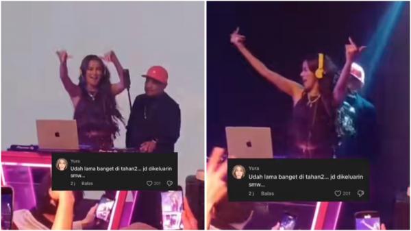Olla Ramlan Nge-DJ Olla Ramlan dituduh nge-DJ. (Foto: TikTok)