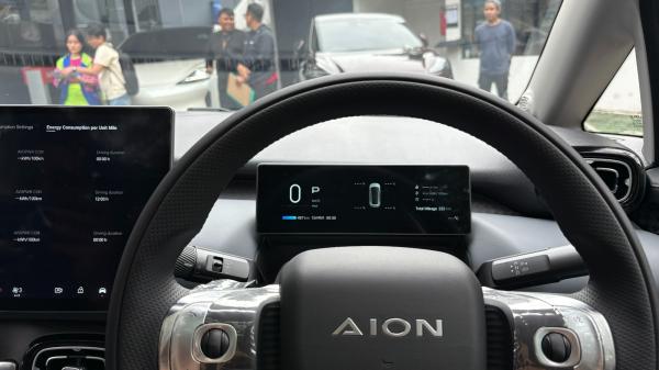 test drive Aion UT Mobil Aion UT. (Foto: Muhamad Fadli Ramadan)