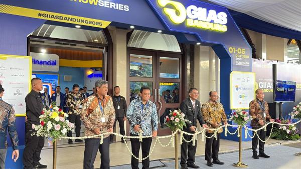 Peresmian GIIAS Bandung 2025, Rabu (1/10/2025). (Foto: Muhamad Fadli Ramadan)