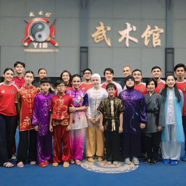 KD dan Tim Wushu KD dan tim wushu Indonesia siap bertanding di China. (Foto: Instagram)