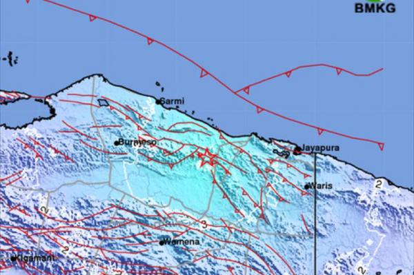 Gempa Terkini Guncang Sentani Papua, Getaran Terasa hingga Jayapura