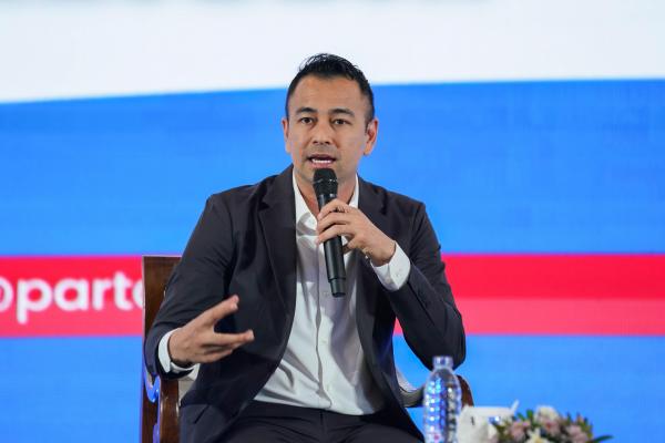 Hadir di Rakernas Perindo, Ini Pesan Raffi Ahmad untuk Generasi Muda