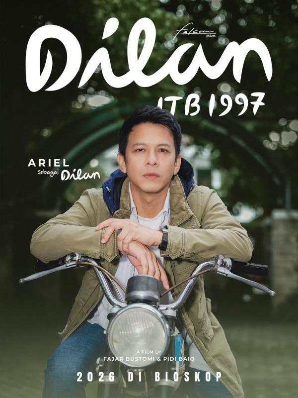 Ariel Noah Jadi Dilan Ariel Noah jadi Dilan di film Dilan ITB 1997. (Foto: Instagram)