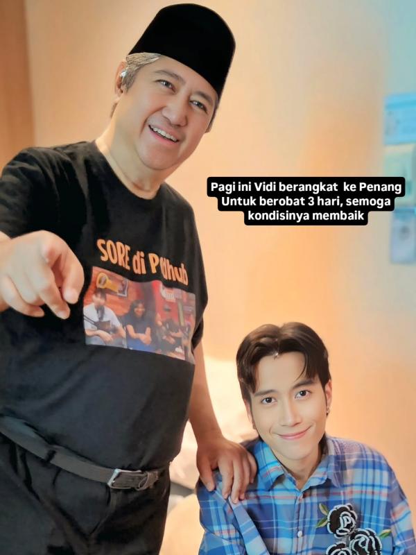 Vidi Aldiano dan ayah Vidi Aldiano dan ayahnya, Harry Kiss. (Foto: Instagram)