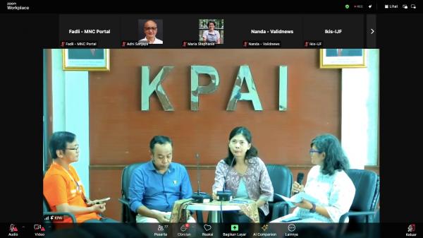 KPAI, CISDI, dan Wahana Visi Indonesia mengungkapkan hasil survei MBG. (Foto: Muhamad Fadli Ramadan)