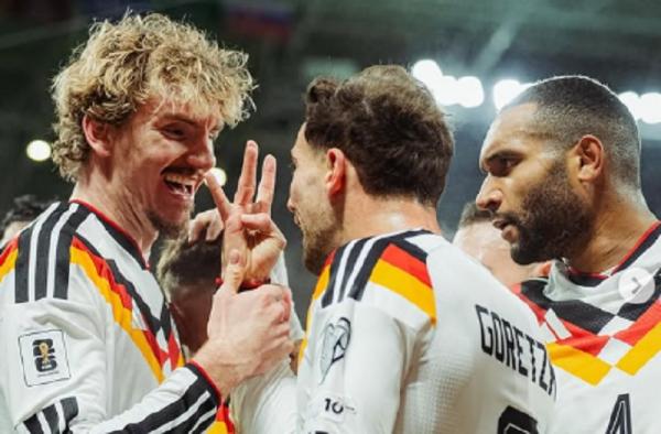 Timnas Jerman Daftar 34 tim lolos ke Piala Dunia 2026 (Foto: dfb_team)
