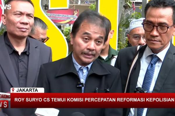 Dilarang Bicara, Roy Suryo cs Walk Out saat Bertemu Komisi Percepatan Reformasi Polri