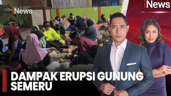 Dampak Gunung Semeru Meletus Dahsyat, Warga Mengungsi ke Kantor Desa hingga Sekolah