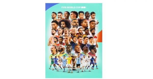 Poster Piala Dunia 2026 FIFA terpaksa menghapus poster resmi pertama Piala Dunia 2026 gara-gara Cristiano Ronaldo. (Foto: FIFA)