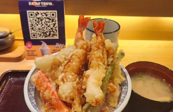 Tendon khas Jepang Tendon khas Jepang yang otentik. (Foto: Mei Sada Sirait)