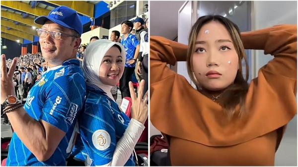 Zara anak Atalia dan RK Atalia Praratya, Ridwan Kamil, dan Camillia Laetitia Azzahra. (Foto: TikTok)