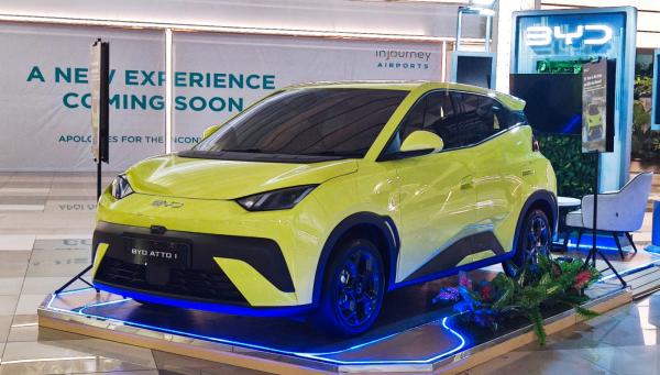 Mobil listrik BYD Atto 1 menjadi salah satu pilihan mobil listrik di Indonesia. (Foto: Dani M Dahwilani)