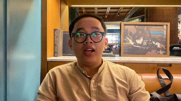 Pekerja Jakarta Rafi, Pekerja Jakarta, mengaku setuju dengan wacana Work From Mall. (Foto: Mei Sada Sirait)