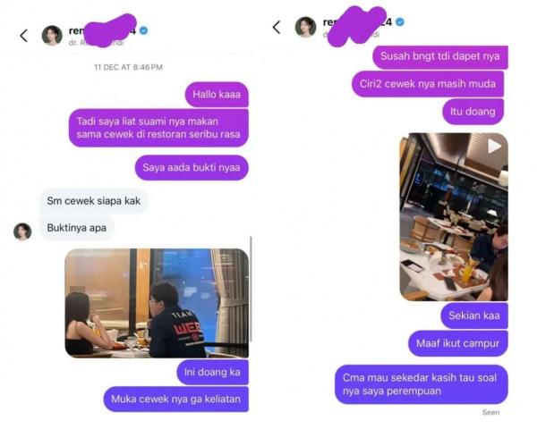 Foto viral dokter Richard Foto viral dokter Richard yang membuat dirinya dituduh berselingkuh. (Foto: Instagram)