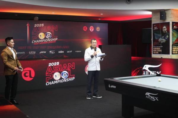 Hary Tanoesoedibjo Dorong Atlet Indonesia Naik Kelas di Asian Pool Championship 2025