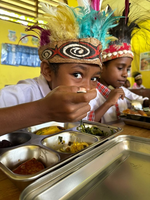 UNICEF MBG Papua UNICEF memuji keseriusan Pemerintah Indonesia dalam membangun generasi masa depan melalui Program MBG. (Foto: Ist)