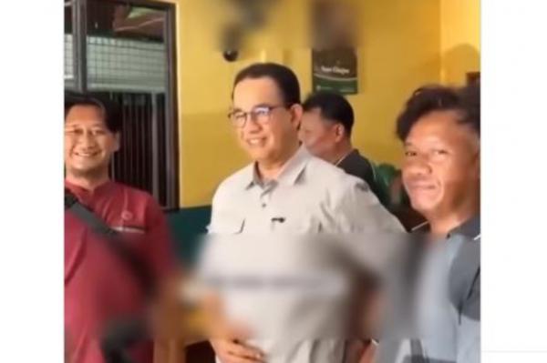 Viral Ada Intel saat Anies Makan di Warung Soto Karanganyar, Endingnya Foto Bareng