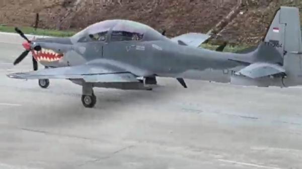 Super Tucano Pesawat Tempur TNI AU, Super Tucano. (Foto: iNews).