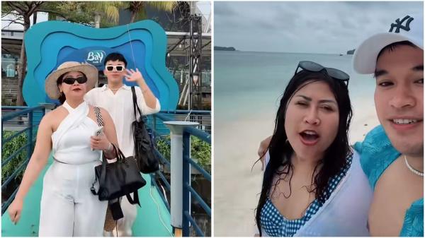 Boiyen dan Anwar BAB healing ke Pulau Sepa, Kepulauan Seribu. (Foto: Instagram)
