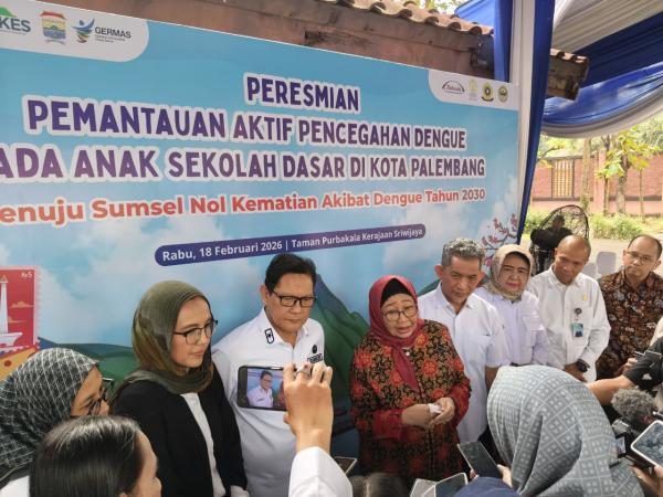 Pemantauan aktif vaksinasi dengue Pemantauan aktif vaksinasi dengue di Palembang, Sumatera Selatan. (Foto: Istimewa)