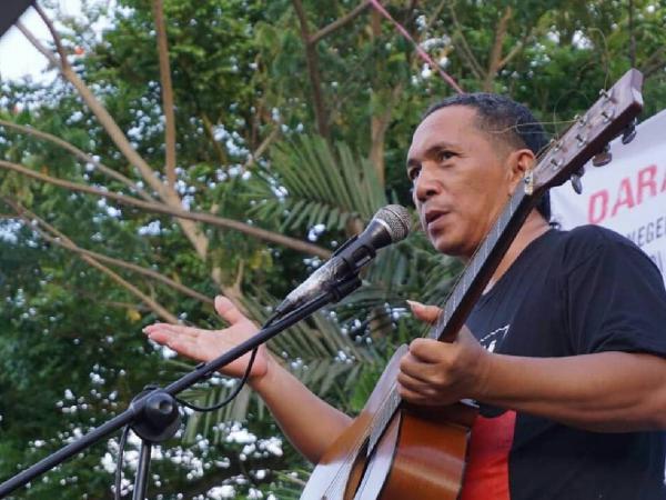 John Tobing wafat Pencipta lagu Darah Juang, John Tobing, meninggal dunia pada Rabu malam (25/2/2026). (Foto: Instagram)