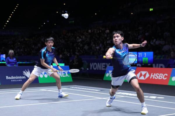 Raymond/Joaquin Hancurkan Duo Taiwan, Tiket 16 Besar China Open 2026 di Tangan