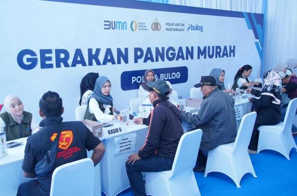 Polda Metro Jaya menggelar Gerakan Pangan Murah Polda Metro Jaya menggelar Gerakan Pangan Murah dan Bakti Kesehatan secara serentak menjelang Idulfitri 2026 yang menyasar sekitar 3.000 penerima manfaat. (Foto: Polda Metro Jaya)