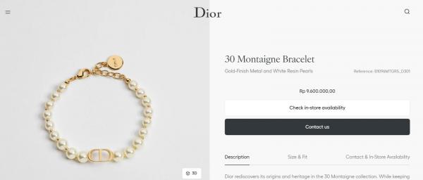 Gelang Inul Gelang yang dipakai Inul di Lebaran 2026. (Foto: Dior)