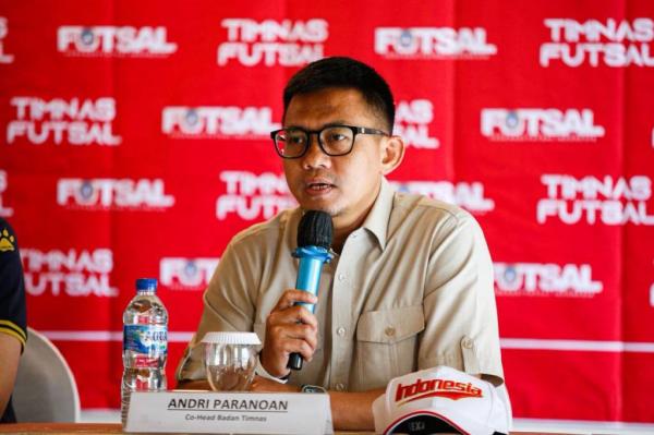 Kepala BTN Futsal Indonesia Andri Paranoan. Kepala BTN Futsal Indonesia Andri Paranoan. (Foto: iNews/Andri Bagus)
