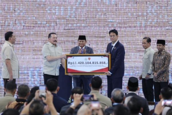 Satgas PKH Setorkan Rp11,4 Triliun dan Penguasaan Kembali Kawasan Hutan ke Negara
