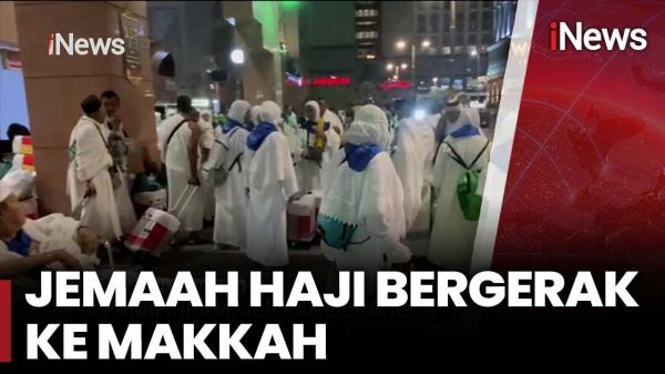 12 Kloter Jemaah Haji Indonesia Gelombang 1 Bertolak dari Madinah ke Makkah usai Tuntaskan Arbain 